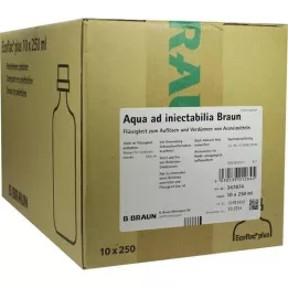 AQUA AD injectabilia Ecoflac Plus infúziós oldat, 10X250 ml