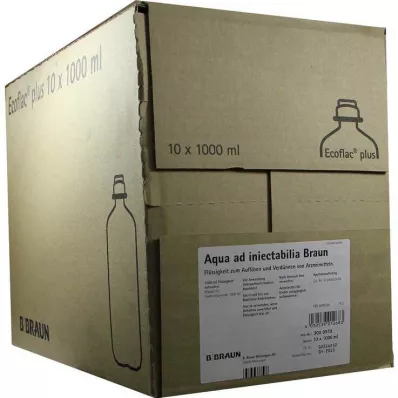Aqua AD Injectabilia Ecoflac Plus infúziós oldat, 10X1000 ml