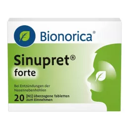 SINUPRET forte bevont tabletta, 20 db