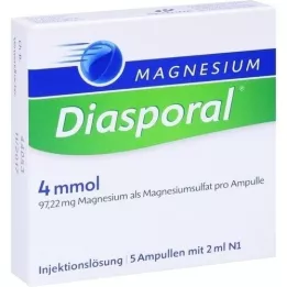 MAGNESIUM DIASPORAL 4 mmol ampullák, 5X2 ml