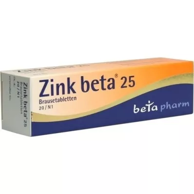 ZINK BETA 25 pezsgőtabletta, 20 db