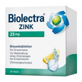 BIOLECTRA Cink pezsgőtabletta, 20 db