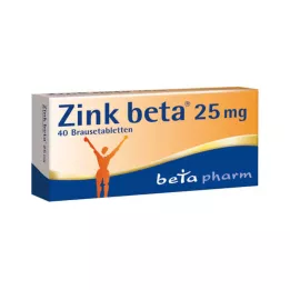 ZINK BETA 25 pezsgőtabletta, 40 db