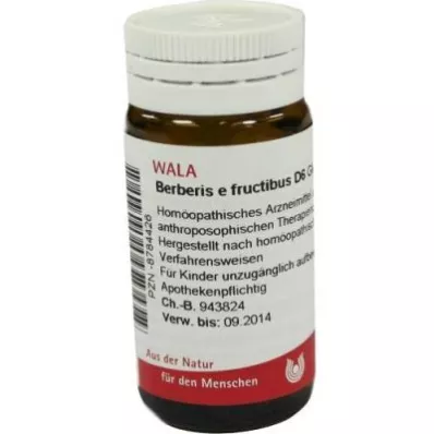 Berberis E Fructibus D6 gömböcskék (20 g)