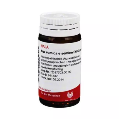 Nux vomica e semine D 6 gömböcskék, 20 g