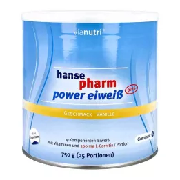 HANSEPHARM Power Protein plus vanília por, 750 g