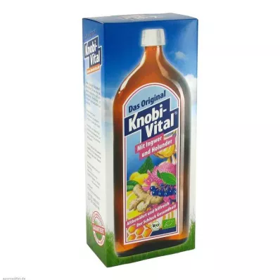 KNOBIVITAL gyömbérrel+bodzával, bio, 960 ml