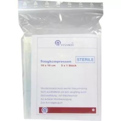 Szívó borogatás 10x10cm steril (5x1 db)