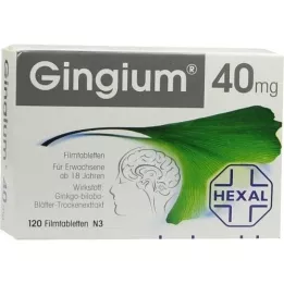 GINGIUM 40 mg filmtabletta, 120 db