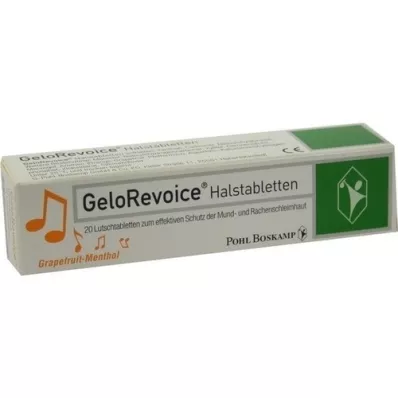 GELOREVOICE Toroktabletták Grapefruit-Menthol Lut., 20 db