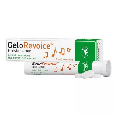GeloRevoice torokpasztilla grapefruit mentol rekedtségre & hangvesztés, 20 db GeloRevoice torokpasztilla grapefruit mentol rekedtségre & hangvesztés, 20 db
