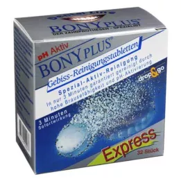 BONYPLUS Tisztító pezsgőtabletta, 32 db