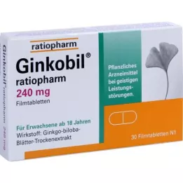 GINKOBIL-ratiopharm 240 mg filmtabletta, 30 db