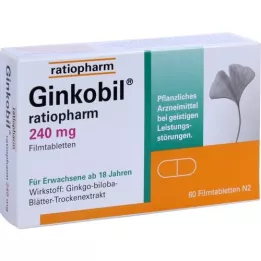 GINKOBIL-ratiopharm 240 mg filmtabletta, 60 db