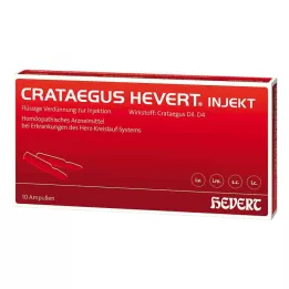 CRATAEGUS HEVERT injekciós ampullák, 10 db