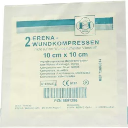 ERENA Vlies borogatás steril 10x10 cm, 2 db