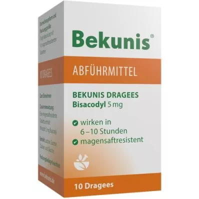 BEKUNIS Bisacodyl 5 mg gyomornedv tabletta, 10 db