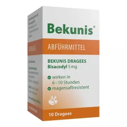 BEKUNIS Bisacodyl 5 mg gyomornedv tabletta, 10 db