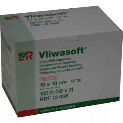 Vliwasoft gyapjú borogatás 10x10 cm-es 6 rétegű steril, 50x2 darab Vliwasoft gyapjú borogatás 10x10 cm-es 6 rétegű steril, 50x2 darab