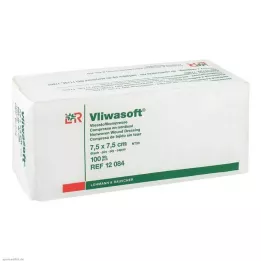 VLIWASOFT Nem szőtt borogatás 7,5x7,5 cm nem steril 6l., 100 db