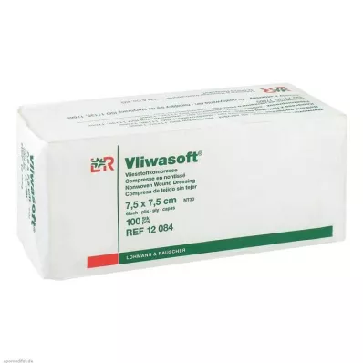 VLIWASOFT Nem szőtt borogatás 7,5x7,5 cm nem steril 6l., 100 db