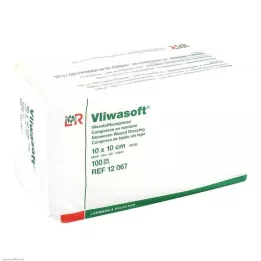VLIWASOFT Nem szőtt borogatás 10x10 cm nem steril 6l., 100 db