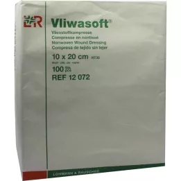VLIWASOFT Nem szőtt borogatás 10x20 cm nem steril 6l., 100 db