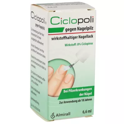 CICLOPOLI körömgomba elleni hatóanyag körömlakk, 6,6 ml