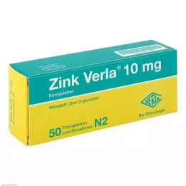 ZINK VERLA 10 mg filmtabletta, 50 db