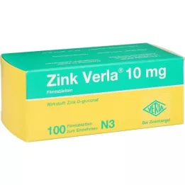 ZINK VERLA 10 mg filmtabletta, 100 db