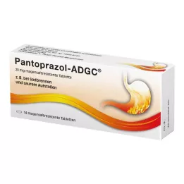 PANTOPRAZOL ADGC 20 mg-os bélsavmentes bevont tabletta, 14 db