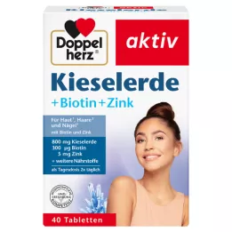 DOPPELHERZ Silica+Biotin+Cink tabletta, 40 db