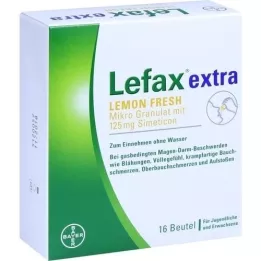 LEFAX extra Lemon Fresh Micro granulátum, 16 db