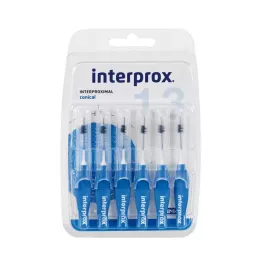INTERPROX kúpos kék fogközti kefe Blis, 6 db