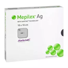 MEPILEX Ag habszivacs kötszer 10x10 cm steril, 10 db