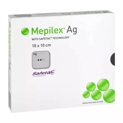 Mepilex Ag kötszer 10x10cm steril, 10 db Mepilex Ag kötszer 10x10cm steril, 10 db