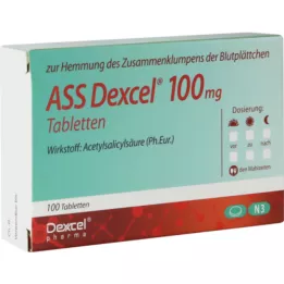 ASS Dexcel 100 mg tabletta, 100 db