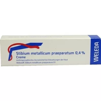 STIBIUM METALLICUM PRAEPARATUM 0,4%-os tejszín, 25 g