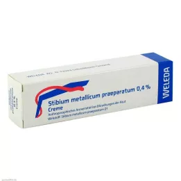 STIBIUM METALLICUM PRAEPARATUM 0,4%-os tejszín, 25 g