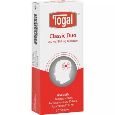 TOGAL Classic Duo tabletta, 30 db