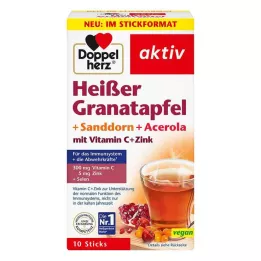 DOPPELHERZ forró gránátalma + homoktövis + acerola, 10 db