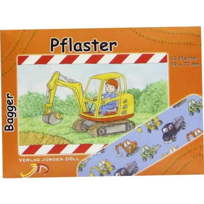 KINDERPFLASTER Exkavátor levél, 10 db