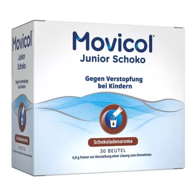 Movicol Junior csokoládépor belsőleges oldat készítéséhez, 30X6,9 g
