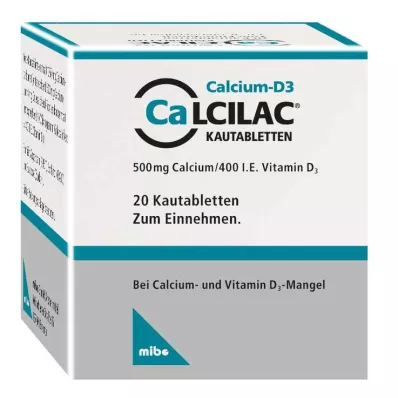 Calcilac rágótabletta, 20 db Calcilac rágótabletta, 20 db