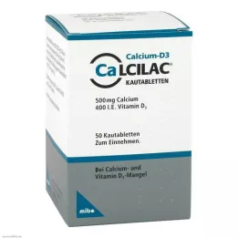 CALCILAC Rágótabletta, 50 db