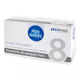 PEN-NADELN Univerzális 8 db 0,26x8 mm-es kanül, 100 db