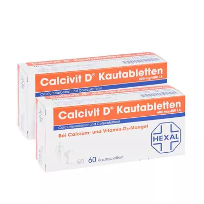 Calcivit D rágótabletta 600 mg/400 nemzetközi egység (120 db) Calcivit D rágótabletta 600 mg/400 nemzetközi egység (120 db)