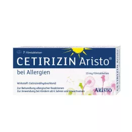 Cetirizine Aristo allergiára 10 mg filmtabletta, 7 db