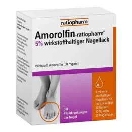 AMOROLFIN-ratiopharm 5% hatóanyagú körömlakk, 3 ml