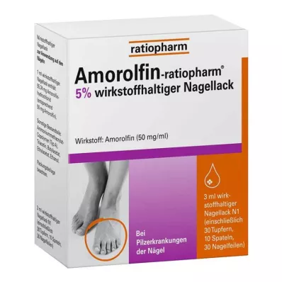AMOROLFIN-ratiopharm 5% hatóanyagú körömlakk, 3 ml